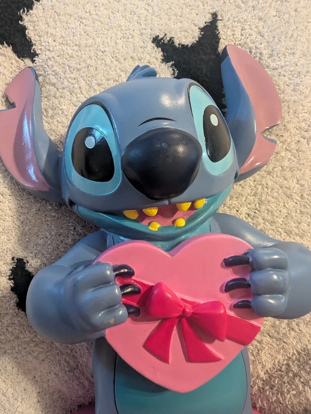 Disney Stitch Valentine Figurine 💗 Holding Heart Decor | Ruz Brand Decor